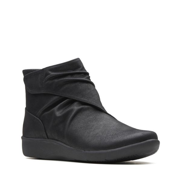 Clarks Womens Sillian Tana Ankle Boots Black | UK-3819746